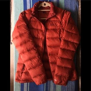 REI brand primaloft stratocloud down jacket